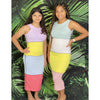 Zariah Color Block Maxi Dress