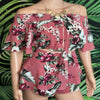Ishna Tropical Hibiscus Two Piece Set